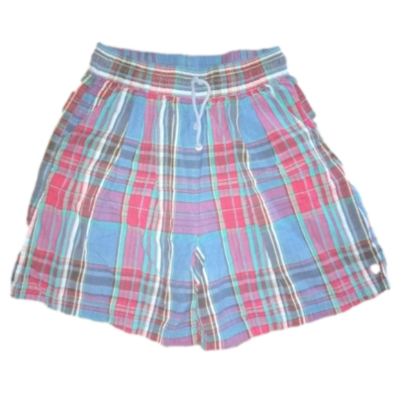 Cascade Classics Pretty Plaid Ladies Cotton Shorts Sz. 12 - Picture 1 of 3